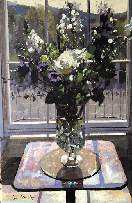 Bruce Yardley Mixed Flowers in the Window
